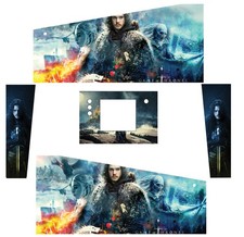 Stickers game throne - throne, pour