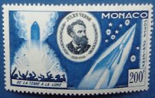 Monaco neuf, PA n°60, 50 ans mort de Jules Verne, 1955, N*