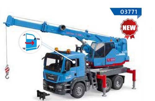 Bruder camion grue man - bruder,