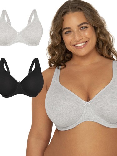 Plus size wireless cotton bra - wireless,