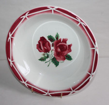 Ancien plat rond et creux en