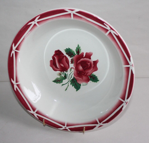 Ancien plat rond - et, en