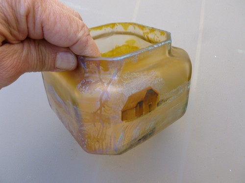 Rare vase coupe paysage - rare,