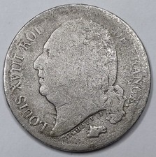 RARE R1 Argent, 1/2 Franc 1817