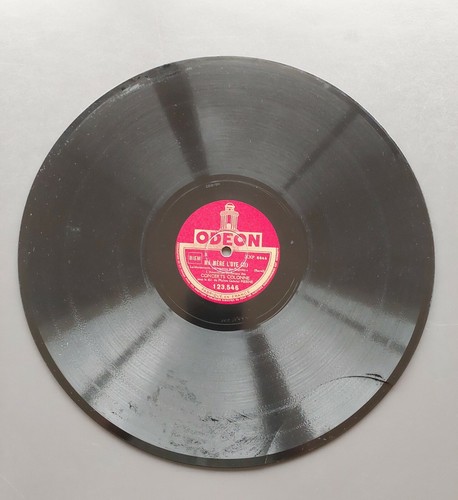 Disque 78t odéon - 30, cm