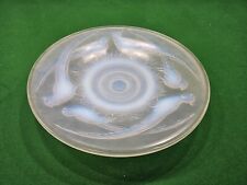 Coupe Centre De Table Art Deco en verre moulé Opalescent Ezan Petitot Lacroix