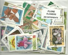 Lot 200 timbres thematique "