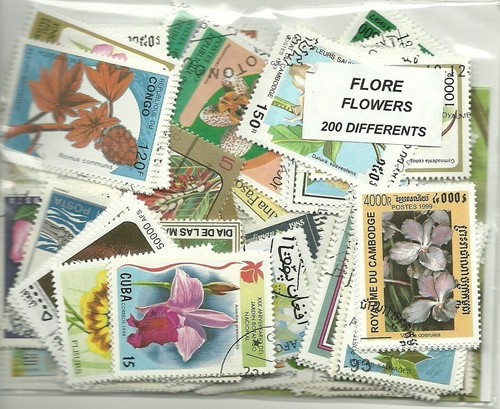 Lot 200 timbres - thematique, "