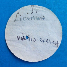 Licinius II , nummus VIRTVS EXERCI , vieille collection
