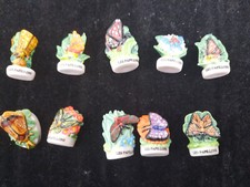 Fèves de Collection - Thème Papillons (Série Complète 10 Pièces)