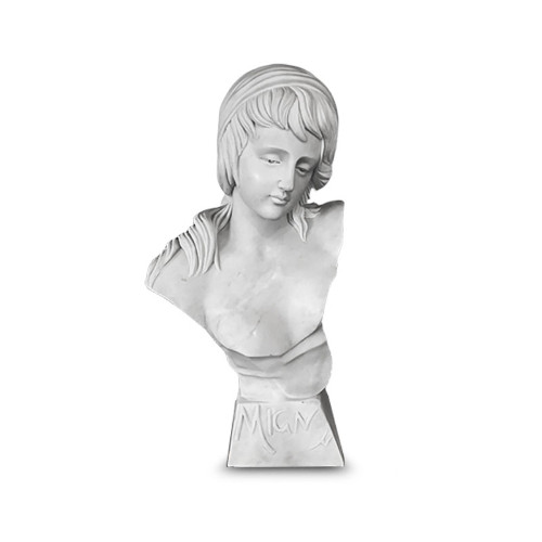 Sculpture buste femme en - de,