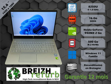[BREIZH REFURB] PC Portable HP 15-ck 15" SSD Windows 11 + Office - Garantie 1 an