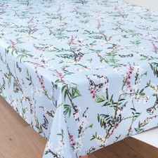 Nappe de Table en Toile Cirée Carré Rond Ovale Lavable Papillon K150206
