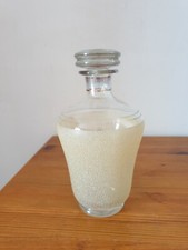 Carafe granité jaune vintage années 50/60 11x19 cm