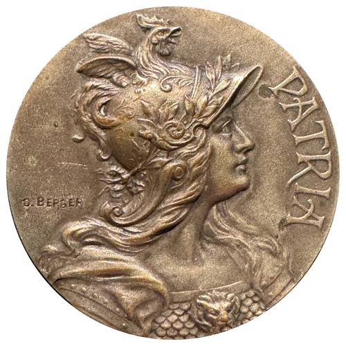 Très jolie ciselure médaille - très,