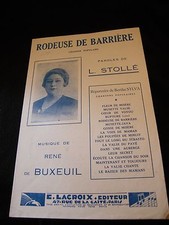 "Partition Rodeuse de barrière Stollé Buxeuil Music Sheet"