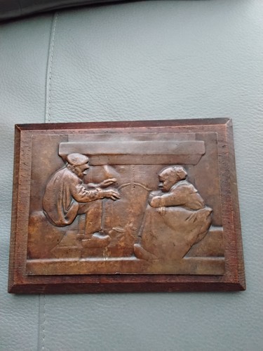 Médaille plaque bronze paul - médaille,