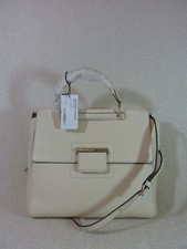 Nwt Furla Conchiglia Naturel Galets Cuir Artesia Sac Bandoulière