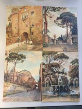 Lot de 4 Planches  Originales