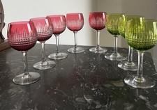 Verres cristal taillé - 8,
