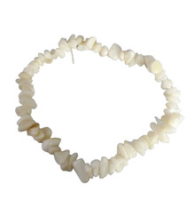 Bracelet baroque chips NACRE  beige blanc nacre ( ref 10 )