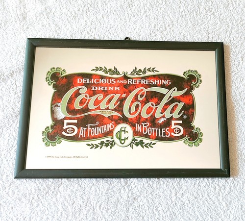 Miroir publicitaire coca cola - miroir, coca-cola