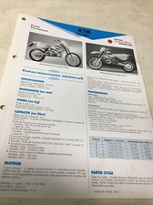 KTM 360EGS EXC 1996 1997 type GS360SD Fiche technique moto RMT ETAI 360 EGS