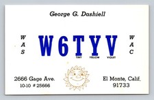 Ham Radio QSL/QSO W6TYV N7BZB