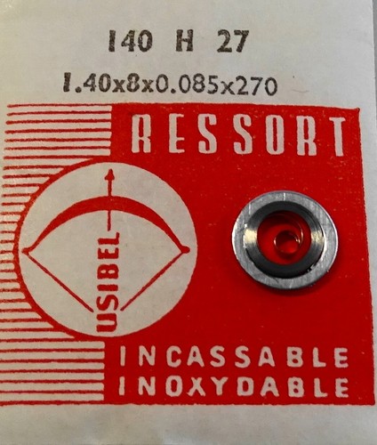 Ressort barillet montre - ressort,