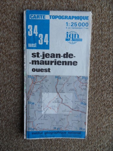 524 carte topographique ign - 524-,