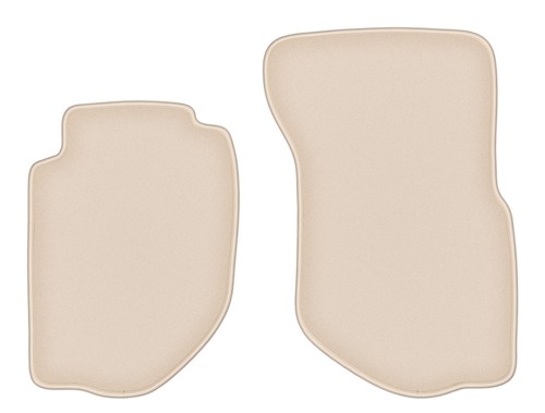 Tapis avant velours beige pour