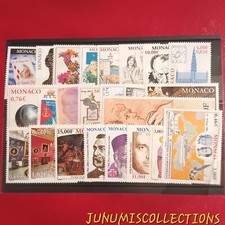 TIMBRE MONACO NEUF** 2001 année complète MNH. refA461/371