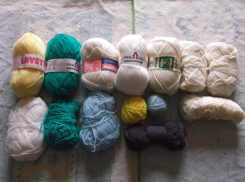 Lot pelote laine - de,