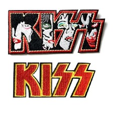 Lot de 2 Patchs Écussons Kiss