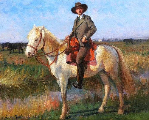 Tableau encadré cavalier