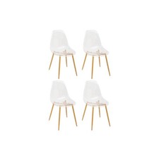 Lot de 4 Chaises Design "Taho"