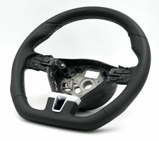 Volant Tuning Noir Aplati pour