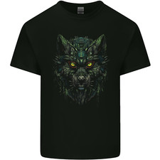 T-Shirt En Coton Cyber Wolf