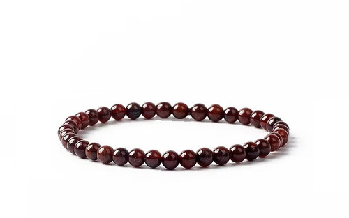 Bracelet perles grenat - bracelet, de