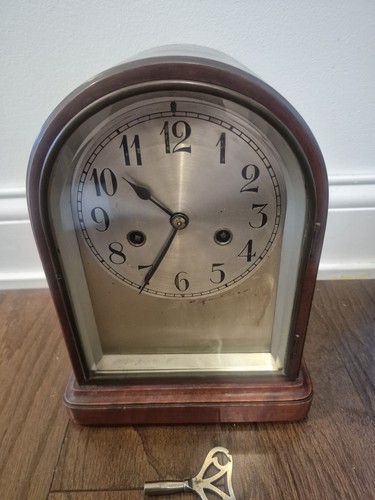 Antique mantel clock table - antique,