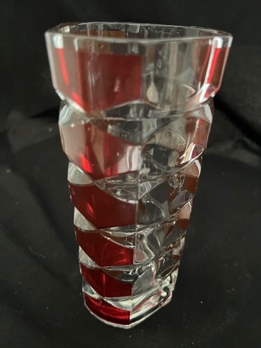 Vase vintage luminarc rouge - luminarc,