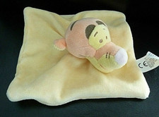 *. DOUDOU PLAT DISNEY NICOTOY TIGROU  jaune  tête orange rose ETAT NEUF*