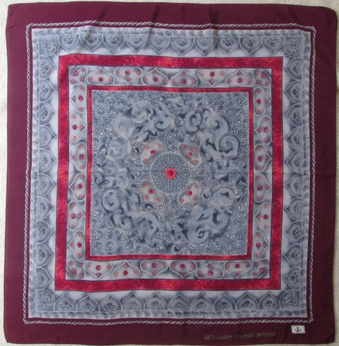 Superbe foulard leonard soie - foulard,