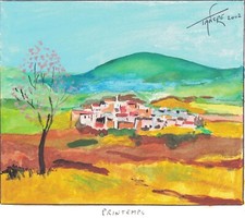   Aquarelle originale d'après André TORRE