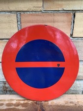 Plaque Émaillée. Panneau De Signalisation Routière