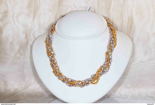Collier rangs perles - 6,