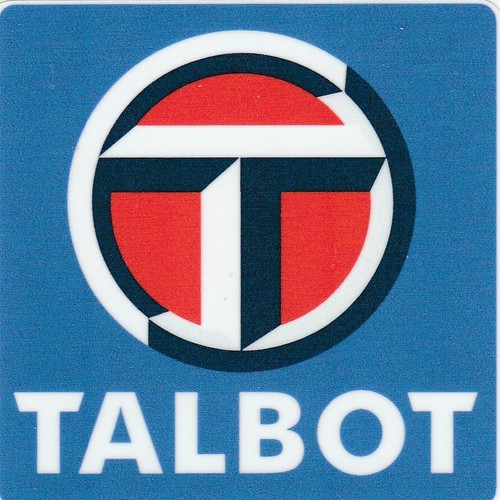 Talbot sticker vinyle laminé - talbot,