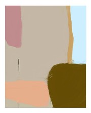 Art mural minimaliste abstrait