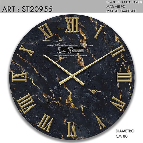 Horloge murale verre - horloge, effet