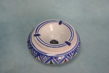Vintage Tunisian Ceramic Smokeless Ashtray